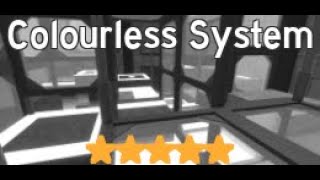 Roblox The CrusheR  Colourless System ⭐⭐⭐⭐⭐ Full Route [upl. by Brennen]