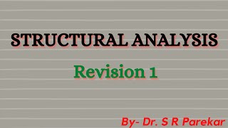 Insem Exam Structural Analysis Revision 1 [upl. by Estrellita]