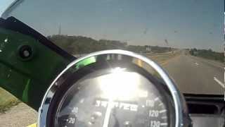 Kawasaki zrx1100 roll to 140 [upl. by Alaham]