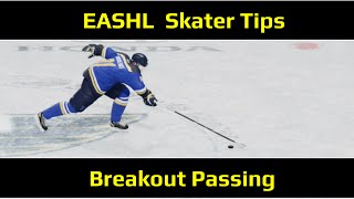 NHL 16  EASHL Skater Tips  Efficient Breakout Passing [upl. by Analiese]