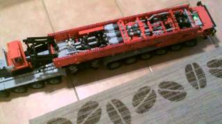 Lego Technic Gottwald Gittermastkran Autokran 10 Achsen RC Teil 1 [upl. by Ytsirhk882]