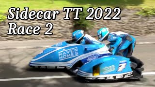 Isle of Man TT 2022  High Speed Cornering At Its Best Sidecar Race 2 [upl. by Innavoig]