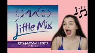 CNCO amp LITTLE MIX REGGAETON LENTO REMIX REACTION [upl. by Aleakam22]