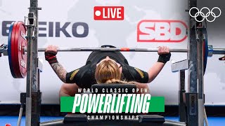 🔴 LIVE Powerlifting World Classic Open Championships  Mens 120kg amp Womens 84kg Group A [upl. by Moran891]