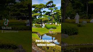 Gardener at the Imperial Palace East National Gardens in tokyo  japan japanpark travel [upl. by Nochur]