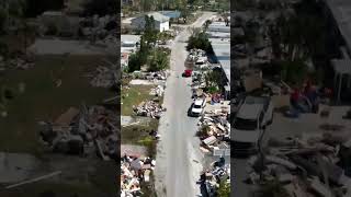 Anna Maria Island Hurricane Damage Aerial View [upl. by Kawai561]