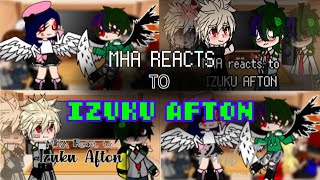 ⚠️MHA Reacts to Izuku AFTON Video Compilation⚠️😱  Deku amp Shota Aizawa Afton AU [upl. by Anairad195]