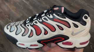 Nike Air Max Plus Drift Sail Black Red Shoes [upl. by Cazzie]