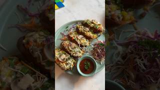 Cheesy Mushroom Bruschetta In Olive Oil  Italian Food In India shorts mushroom youtubeshorts [upl. by Chaney77]