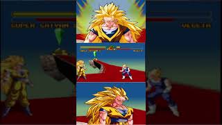 DRAGON BALL Z Ultimate Battle 22  GOKU SSJ3 VS MAJIN VEGETA short [upl. by Venable568]