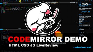 CodeMirror Demo HTML CSS JS LiveEditor Online [upl. by Lohner]