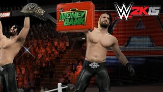 Seth Rollins cashes in MitB at RAW after Wrestlemania 31 WWE 2K15 [upl. by Adebayo]