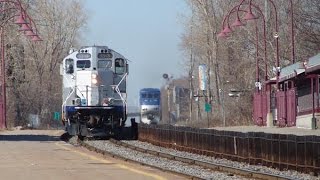 AMTs commuter trains Vendome Montreal 17 April 2008 [upl. by Okiron386]