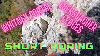 Ebersbacher ledges short roping [upl. by Ellesig]