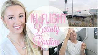 In Flight Beauty  Skincare Routine  Long Haul Edition  Fashion Mumblr [upl. by Cutcliffe954]