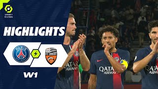 PARIS SAINTGERMAIN  FC LORIENT 0  0  Highlights  PSG  FCL  20232024 [upl. by Anidualc]