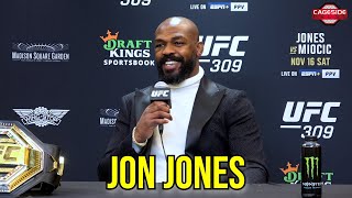 Jon Jones Insists on Fighting Alex Pereira Next amp Finds Tom Aspinall Annoying  UFC 309 [upl. by Nuawed]