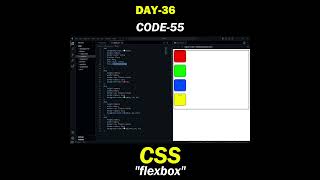 Current coders 211000 learning flex box in css css shorts webdevelopment coding coders dsa [upl. by Sylvanus]