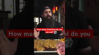 Schnitzel Challenge food foodie germany cooking eating foodie [upl. by Novaelc]