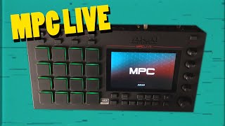 Sample based beat making 🔥🎹 MPC Live Unboxing 📦 [upl. by Doty]