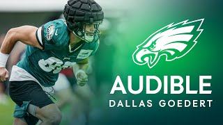 Dallas Goedert Micd Up During 2022 Training Camp  Eagles Audible [upl. by Maxma]