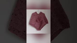 Poncho au Tricot [upl. by Vachill]