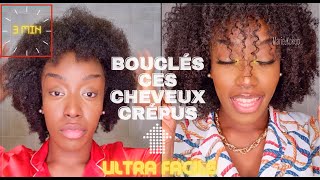 COMMENT BOUCLER SES CHEVEUX CRÉPUS ULTRA FACILE AFRO TO CURL TYPE 4B 4C MARIE KOKOO [upl. by Onateag930]