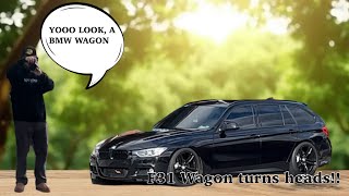 BMW F31 WAGON TURNS HEADS AT CAR SHOW Vlog 1 [upl. by Gratiana]