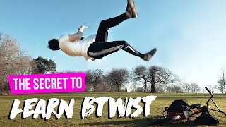 HOW TO BTWIST  Butterfly Twist  Tricking Tutorial [upl. by Allez974]