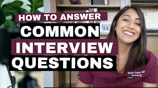 Common Interview Questions amp how to answer them  Tell me about yourself why this program [upl. by Ames292]