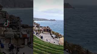 The beautiful Minack Theatre in Cornwall beach travel cornwall minacktheatre [upl. by Aremmat]