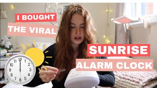 BUYING THE VIRAL SUNRISE ALARM CLOCK  HONEST REVIEW 👀 [upl. by Kettie]