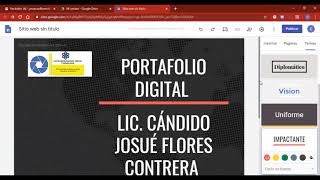 Tutorial ¿Cómo elaborar un portafolio Digital Docente [upl. by Sprung359]