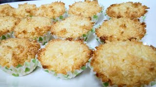 COCONUT MACAROONS RECIPE II HOW TO MAKE COCONUT MACAROONS [upl. by Emia994]