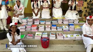 Junior Red Cross Students Charity Drive Collecting Pens and Books for a Brighter Future [upl. by Ellenet]