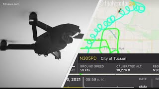 Tucson police chase mystery drone across the city at more than 100 mph [upl. by Rea746]