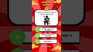 Simulado detranquiz conhecimento aprender simuladodetrandetran dúvidas quiztime [upl. by Acsehcnarf]