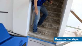 Measuring Stairs  Using Prodim Stair Software and Proliner [upl. by Enialahs]