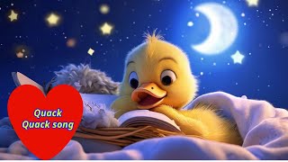 Animated quotQuack quackquot song for kidstrending cute cocomelonrhymes childrenssong nurseryrhyme [upl. by Aay]