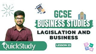 TITLE GCSE Business Studies Lesson 23 Legislation amp Business  Keeping It Fair [upl. by Ymmor384]