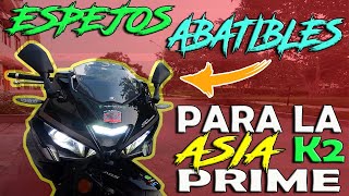 Espejos Abatibles para la ASIA K2 PRIME 🔥 [upl. by Gaelan]