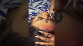 Ma Durga makeup tutorial durgamaa makeuptutorial shots [upl. by Aissert876]