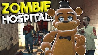 ZOMBIE APOCALYPSE SURVIVAL AT A HOSPITAL  Garrys Mod Roleplay Gameplay  Gmod FNAF Survival [upl. by Leacock]