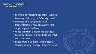 Diacetyl  Beer sensory characteristics causes and control factors [upl. by Nohsyt]