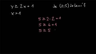 Testování řešení soustavy nerovnic  Nerovnice  Matematika  Khan Academy [upl. by Trebo]