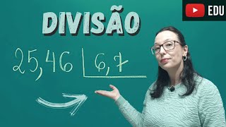 Números Decimais  DIVISÃO COM VÍRGULA  Professora Angela Matemática [upl. by Ogata]