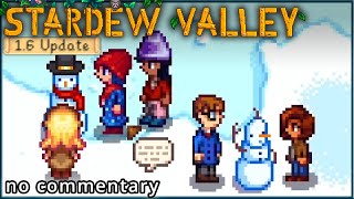 Stardew Valley 616  New Ice Festival Dialogue [upl. by Batish]