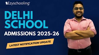 Delhi School Admission Forms NurseryKGClass1 Notification 202526  Apply Online [upl. by Nojram673]