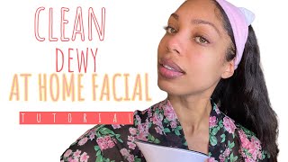 AT HOME NIGHT TIME SKINCARE BEAUTY FACIAL FOR CLEAN SKIN [upl. by Hosfmann269]