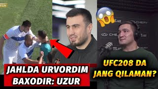 😱DAXSHAT BAXODIR UZUR SORADI😱 MUHIDDIN MAMAJONOV UFC308 DA JANG QILAMAN [upl. by Burr]